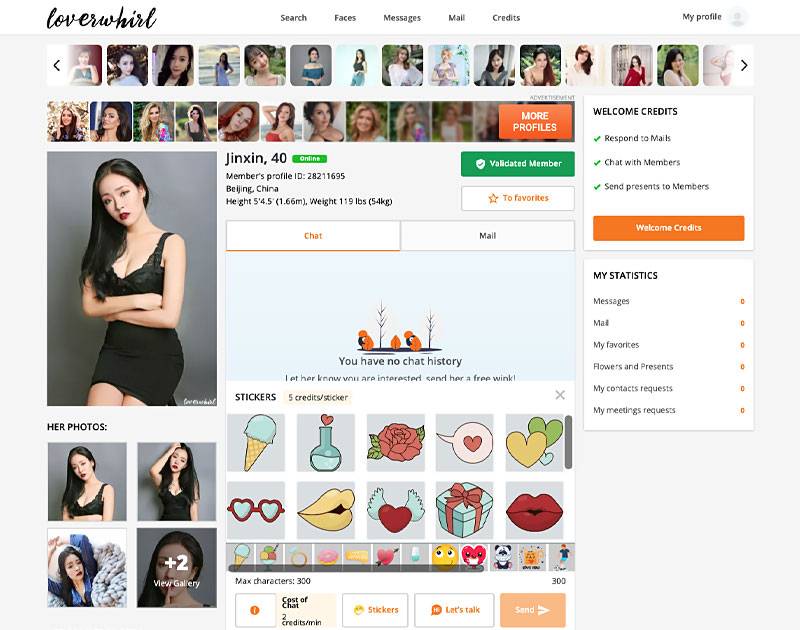 Search on LoverWhirl